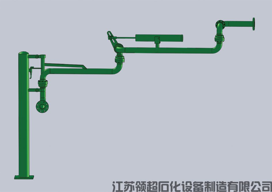 江蘇聯博藥業有限公司采購的一批活動梯、汽車頂部裝車用AL2503底部裝卸臂（鶴管）、甲醛鶴管已投入生產中(1)